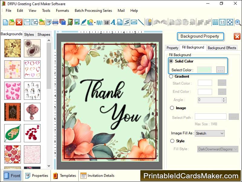 Printable Greeting Card Maker