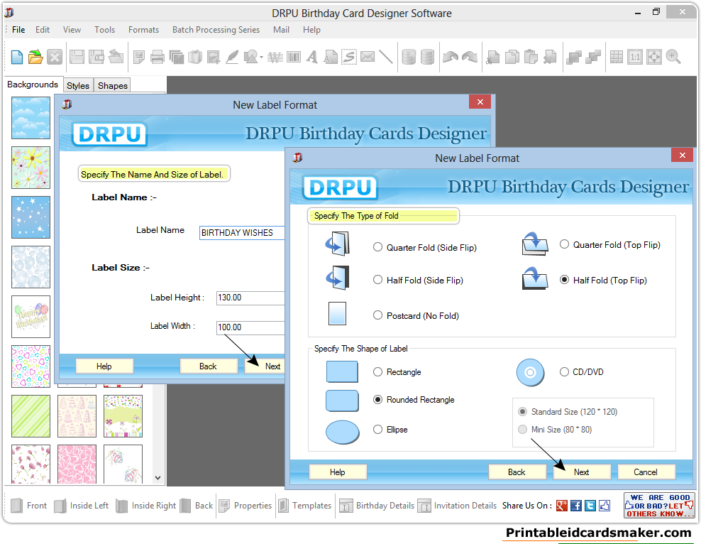 Birthday Cards Maker Software