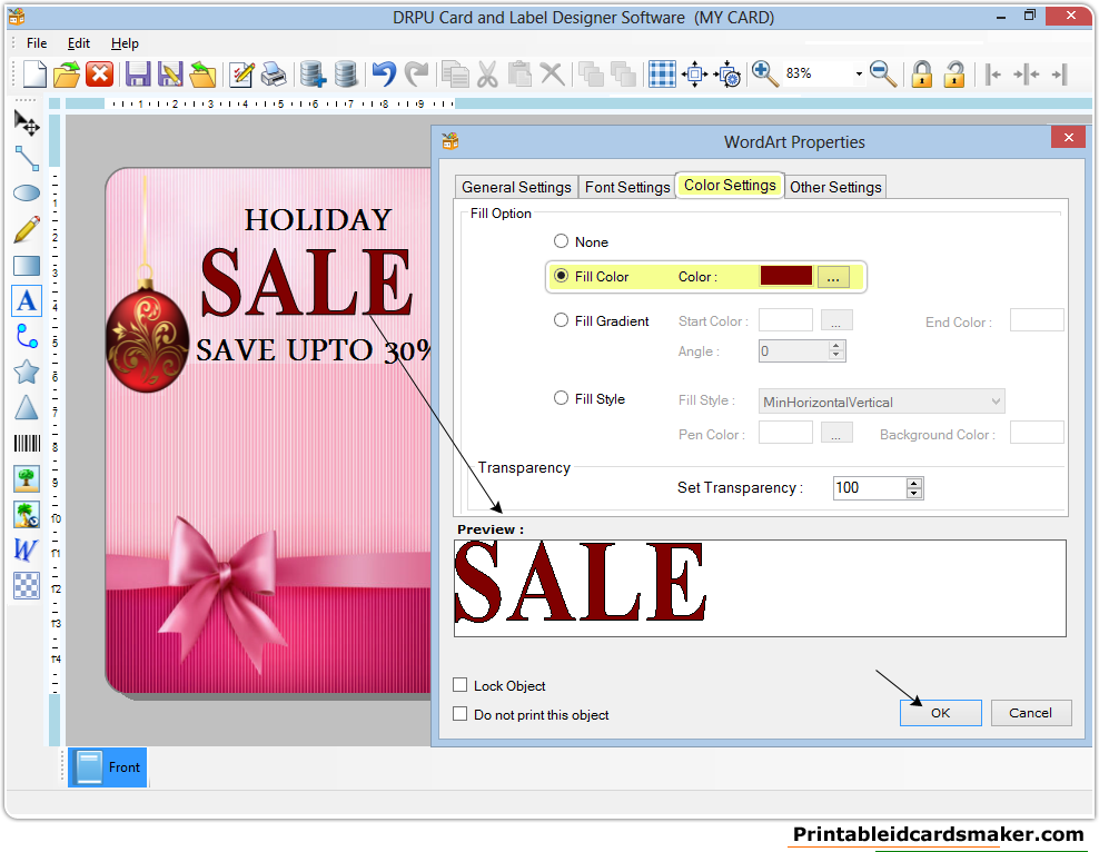 Card and Label Maker Software