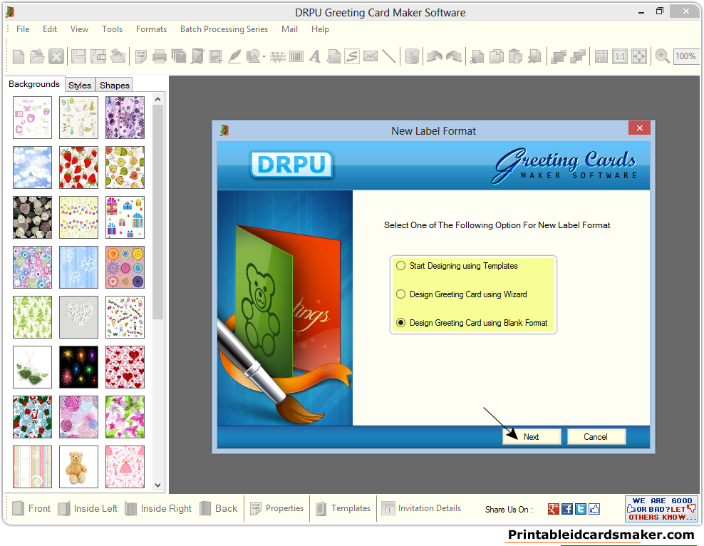 Greeting Cards Maker Software