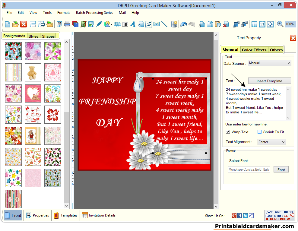 Greeting Cards Maker Software