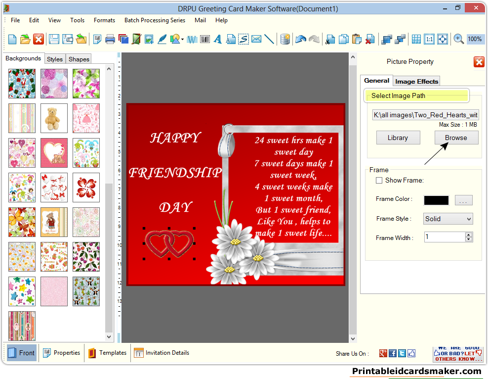Greeting Cards Maker Software