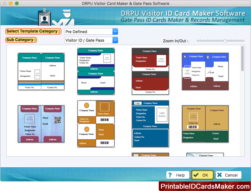 Select Pre-defined Template Select Pre-defined Template