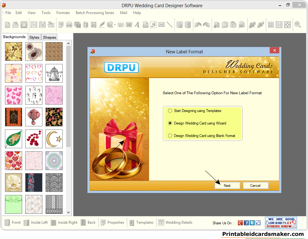 Wedding Cards Maker Software
