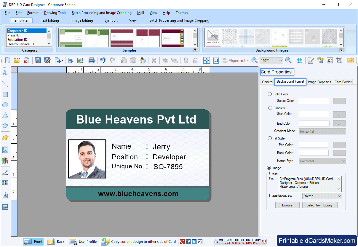 ID Cards Maker (Corporate Edition)