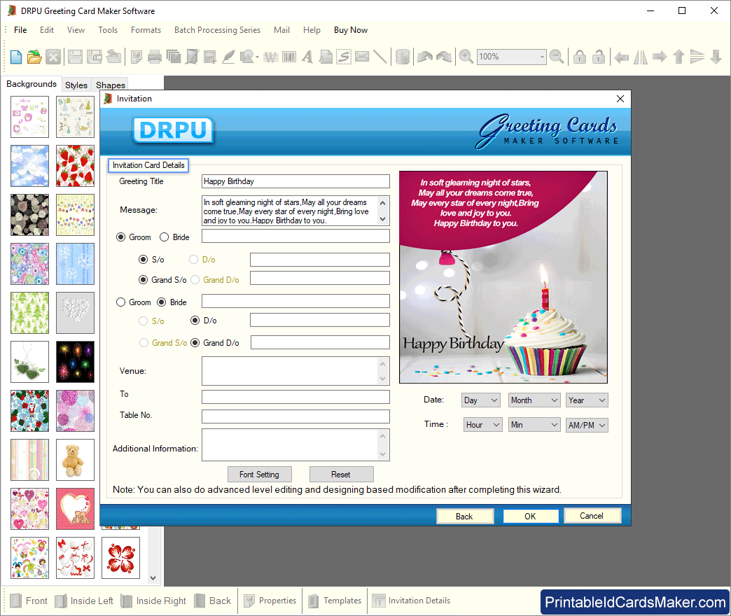 Greeting Cards Maker Software