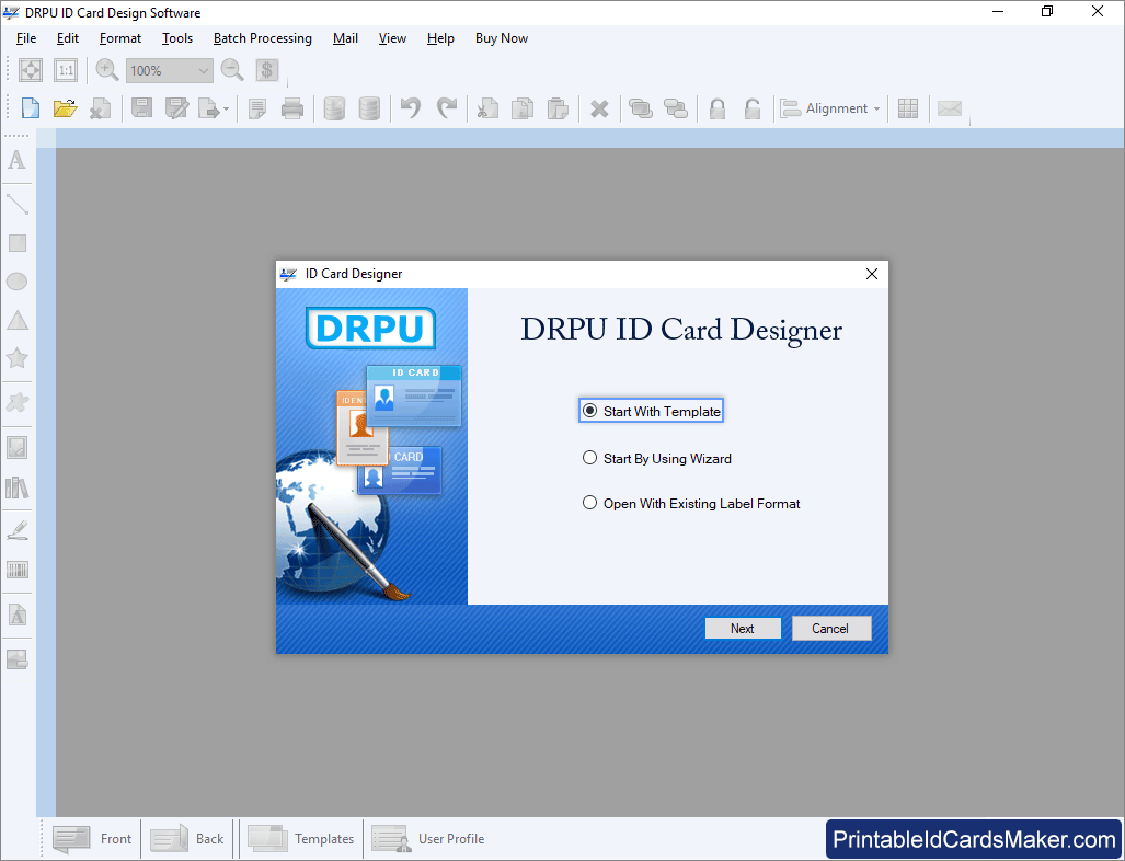 ID Cards Select Mode