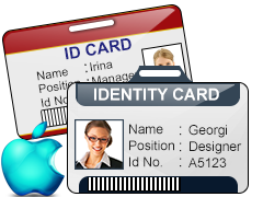 ID Card Designer Corporate Icon