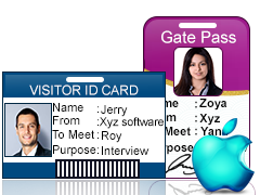 Visitors ID Cards Maker for Mac