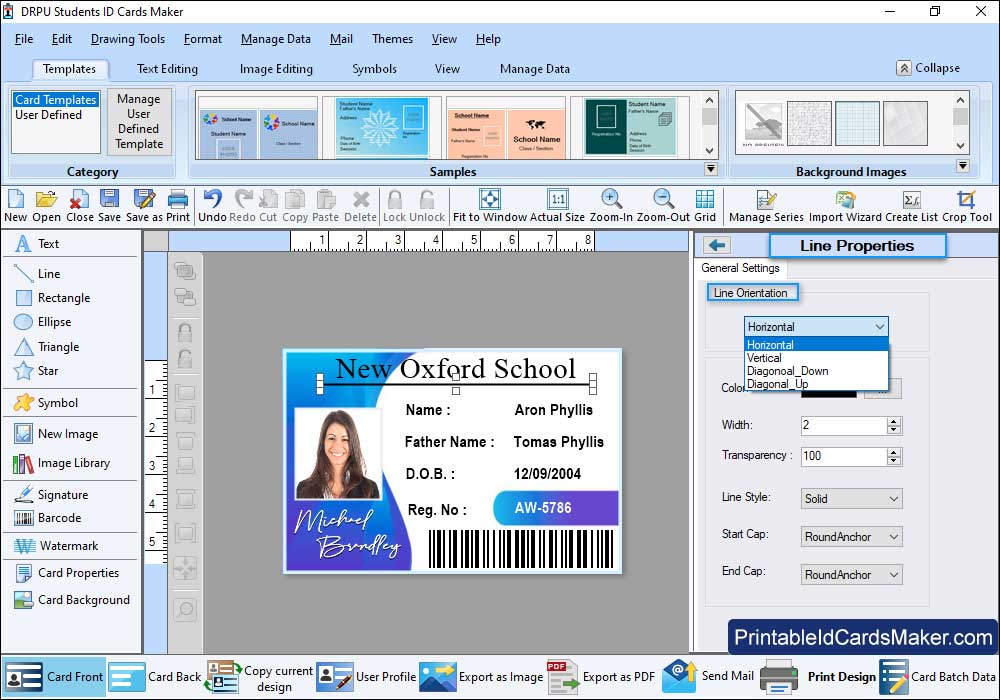 Student ID Cards Maker Software