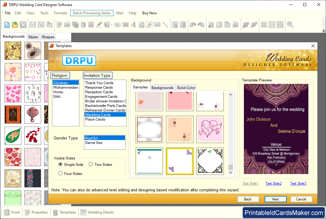 Wedding Cards Maker screenshot